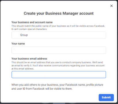 Facebook Buisness Manager